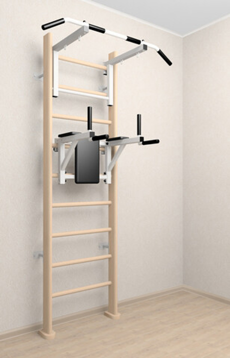 Деревянная шведская стенка Sv Sport 903с (Турник стандарт/Брусья)