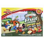 Brothers-All-Natural, Disney Junior, фруктовые чипсы, ассорти вкусов, 12 отдельных порционных пакетиков, 113 г (4 унции)