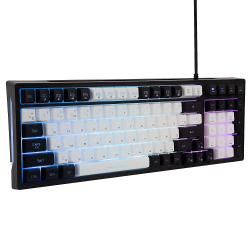 Клавиатура Игровая клавиатура HIPER GKEY-1000 Venom, черно - белая