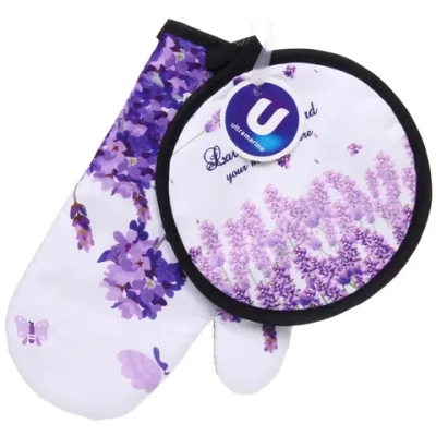Прихватка в наборе варежкой «Lavender-Кастеллан»