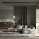 3-х местный нераскладной диван с кушеткой SAGA 012/021