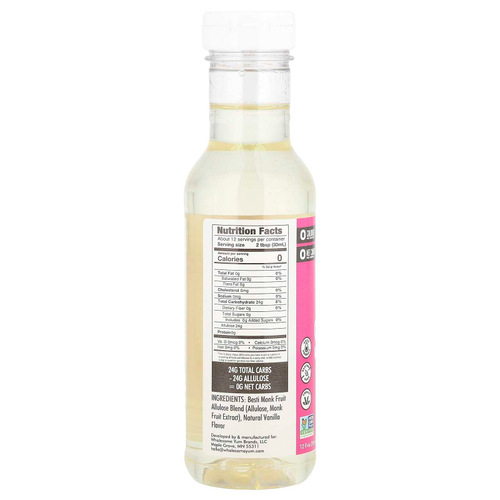 Wholesome Yum, Кофейный сироп без сахара, ваниль, 354 мл (12 жидк. Унций)