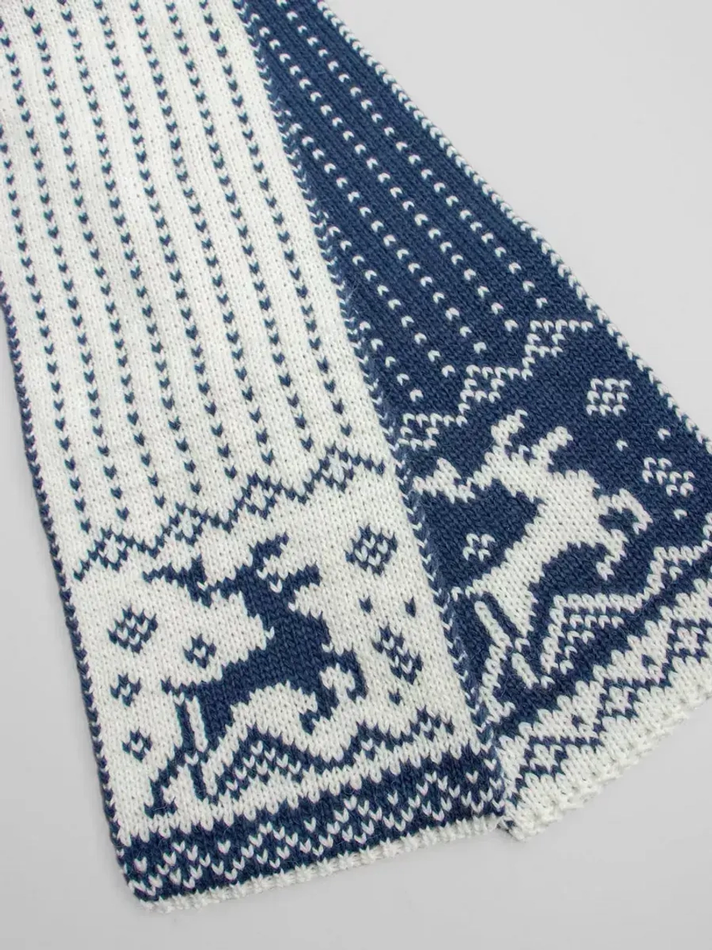 Шарф вязаный зимний для детей