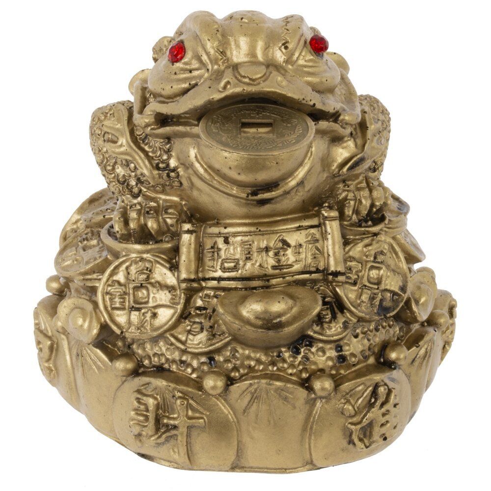 GAEM Фигурка декоративная "Лягушка денежная", L7,5 W7 H7,5 см