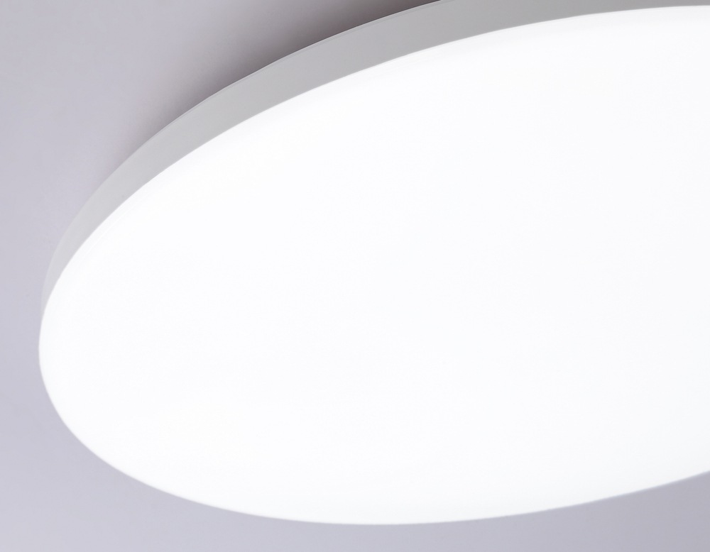 Потолочный светодиодный светильник с Wi-Fi Яндекс Алисой/Tuya/Smart Home/Alexa FZ2001 WH белый IP54 20W 3000K-6500K+RGB D300*55 (ПДУ ИК)