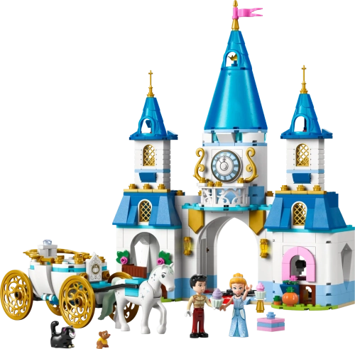 Конструктор LEGO Disney 43275 Замок Золушки и конная карета