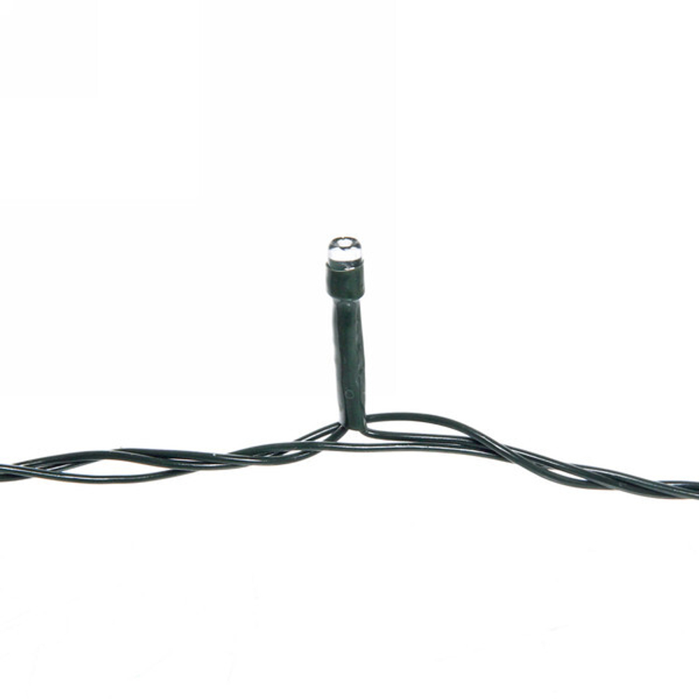 Гирлянда для дома 9,5м 100 ламп LED зелёный пров.,8 реж, IP-20, Синий