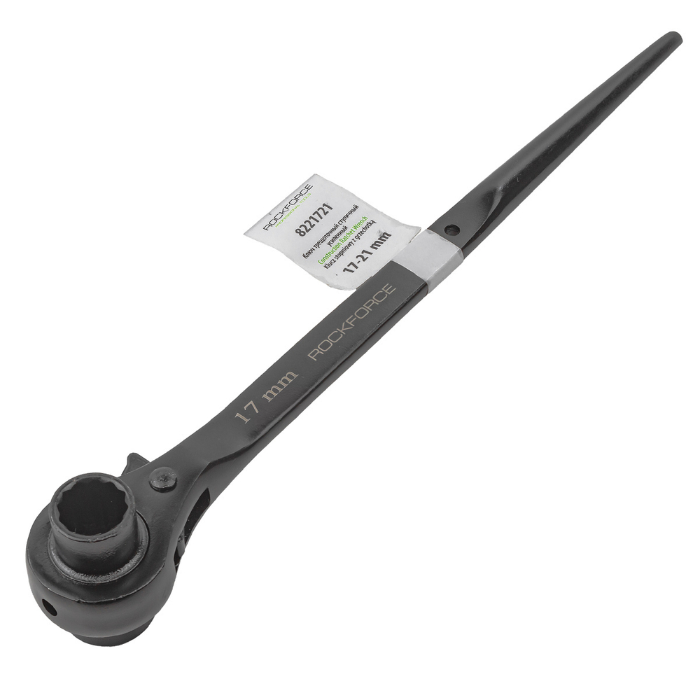 Ключ трещоточный ступичный усиленный 17х21 RockForce##Rock FORCE RF-8221721