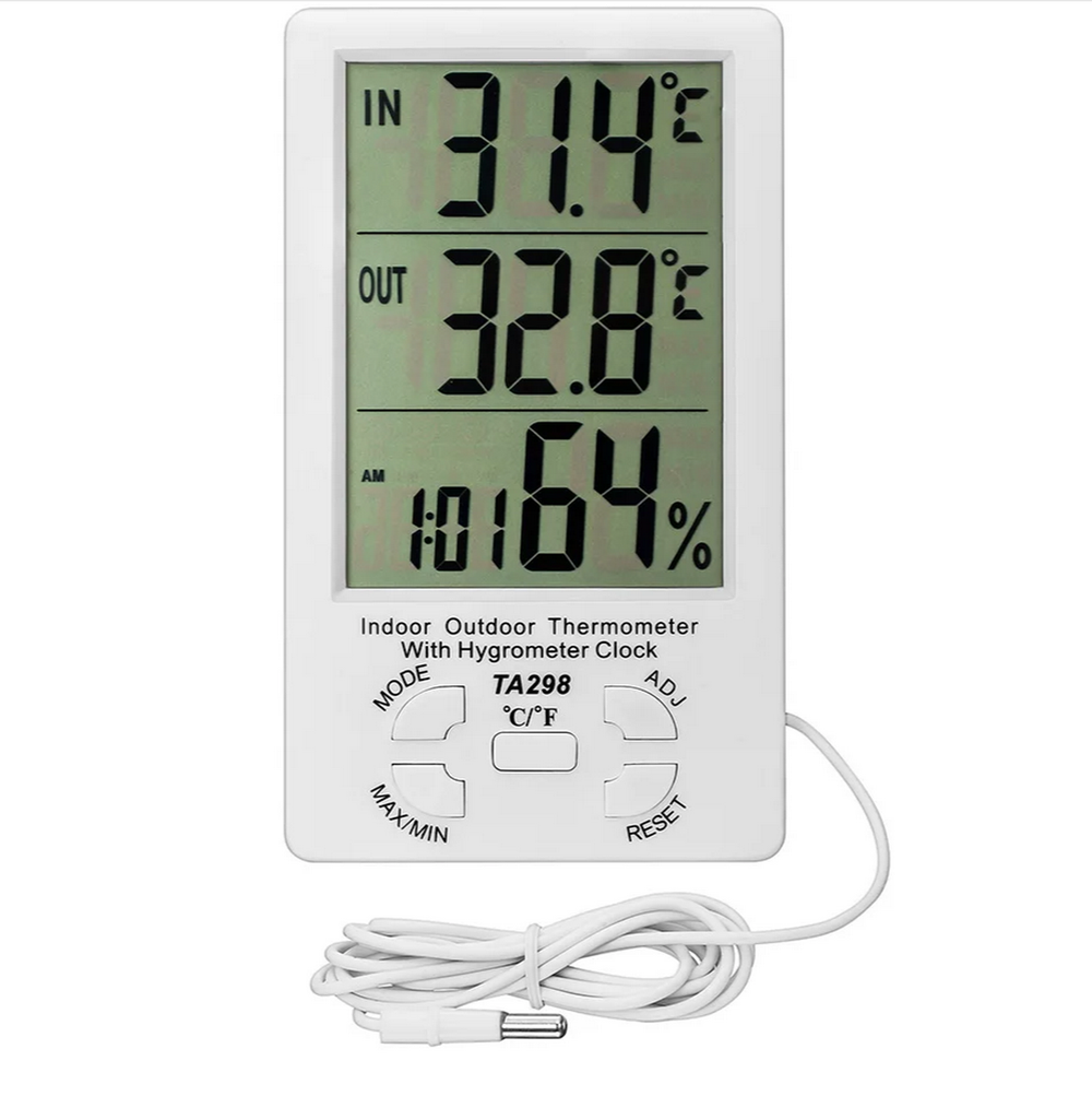 Часы-метеостанция с гигрометром KTj TA298 с out датчиком