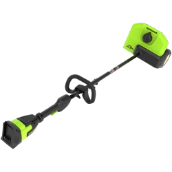 Greenworks GD40SS2 40В аккумуляторная снегоуборочная лопата (1 x 4 Ач, ЗУ) ковш 30 см, выброс 7.6 м 2603107UB