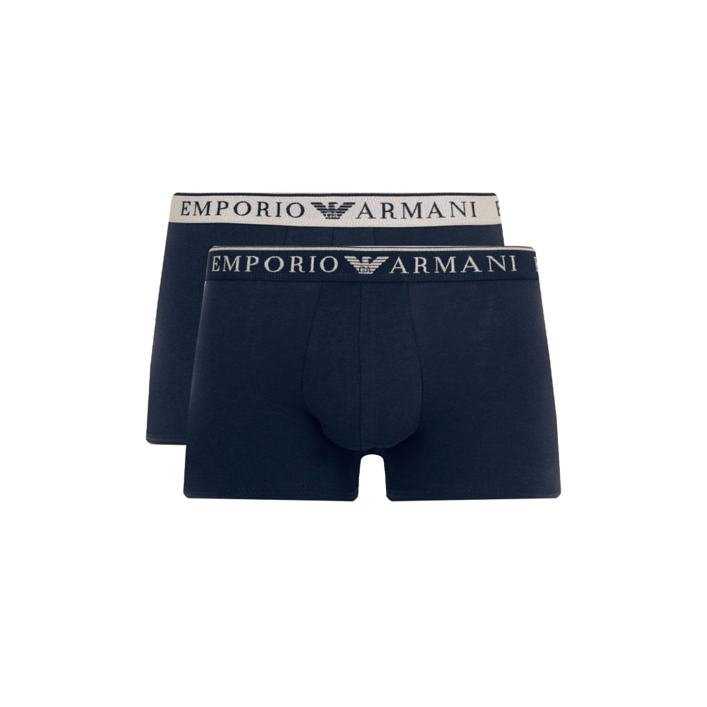 Трусики-боксеры 2шт. Emporio Armani - темно-синий(111769 3F720)