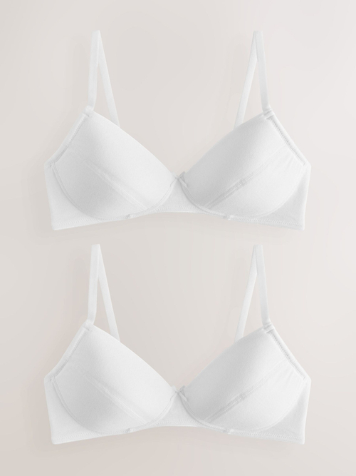 Бюстгалтер для девочки Next E45-720, 2 шт., Белый
