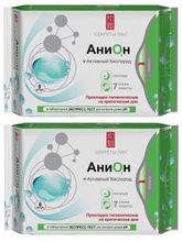 Secrets Lan прокладки Анион+О2 ночные 8 шт 2 уп