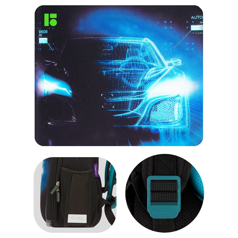 Ранец Berlingo Expert Drive 37*28*16см, 2 отд., с анатомической спинкой