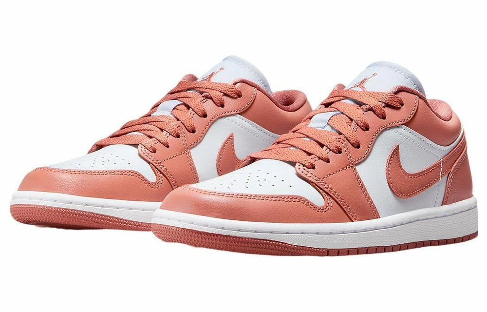 Кроссовки Jordan Air Jordan 1 Low "Pink Salmon" (Женская размерная сетка)