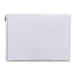 Блокнот Basir, формат А5, серия "Панда", меховая обложка, 80 листов, размер 21*15 см