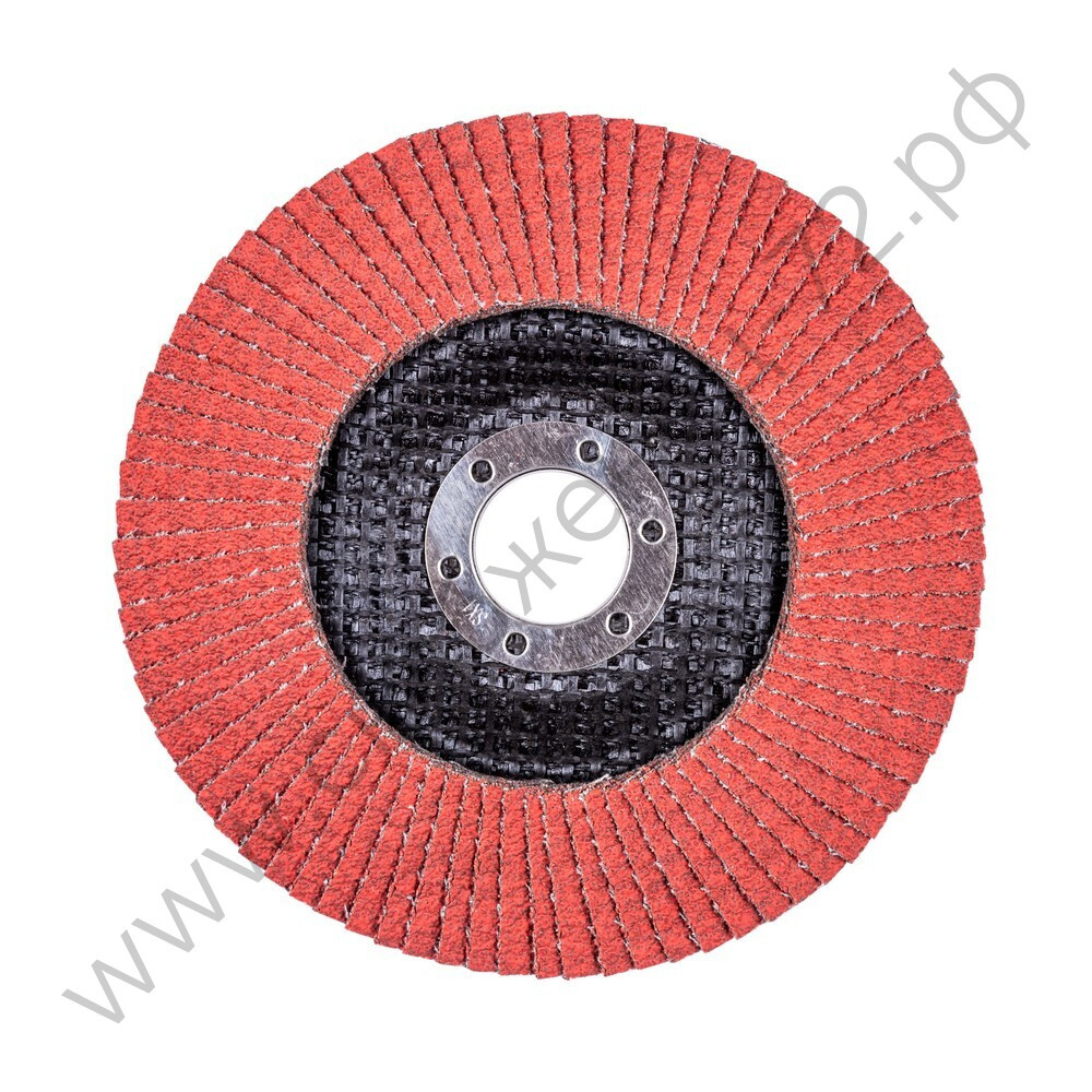 Круг лепестковый с керамическим абразивом для шлифования по нержавеющей стали FTL Everest 29 125 х 22,2 мм P80