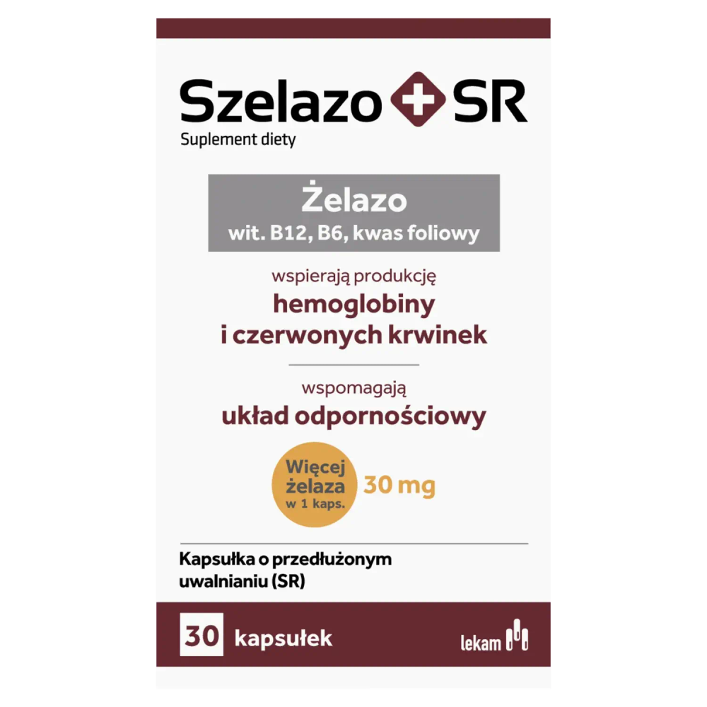 Железо+SR - 30 капсул с пролонгированным высвобождением