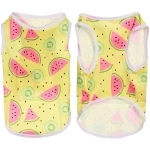 Майка для кошек и собак мелких пород «БРО на стиле», арбузики, размер S (длина спинки 26см, объем груди 32см, от 2 до 4кг)