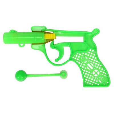 Игровой набор Запускалка пистолет 15 смс присосками 4 цвета микс, с-30893