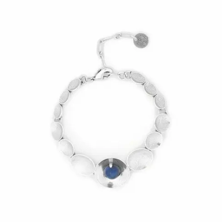 Браслет ORI TAO, Jimili, с лазуритом, OT24.2-13-69270 (серебристый)