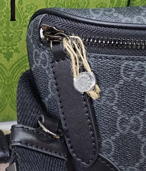 Поясная сумка GUCCI Belt Small GG Emblem, чёрный