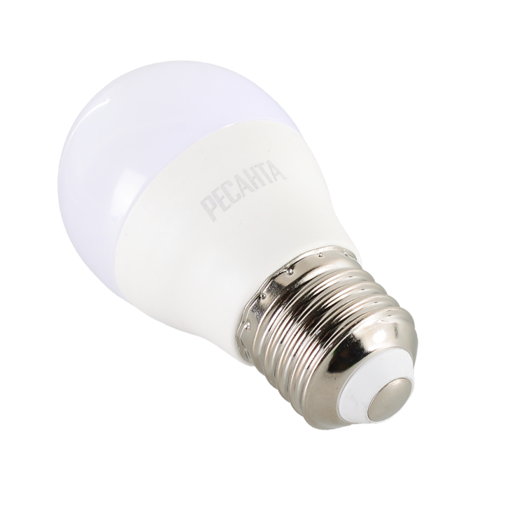 Лампа светодиодная Ресанта LL-R-G45-7W-230-4K-E27