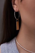 Подвеска карта таро Влюбленные малая позолота La Lune