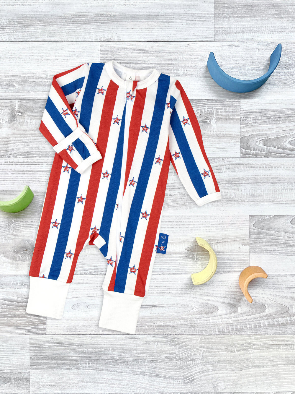 Комбинезон Mjölk х СКА Sleep and Play Stripes, на манжетах, уценка