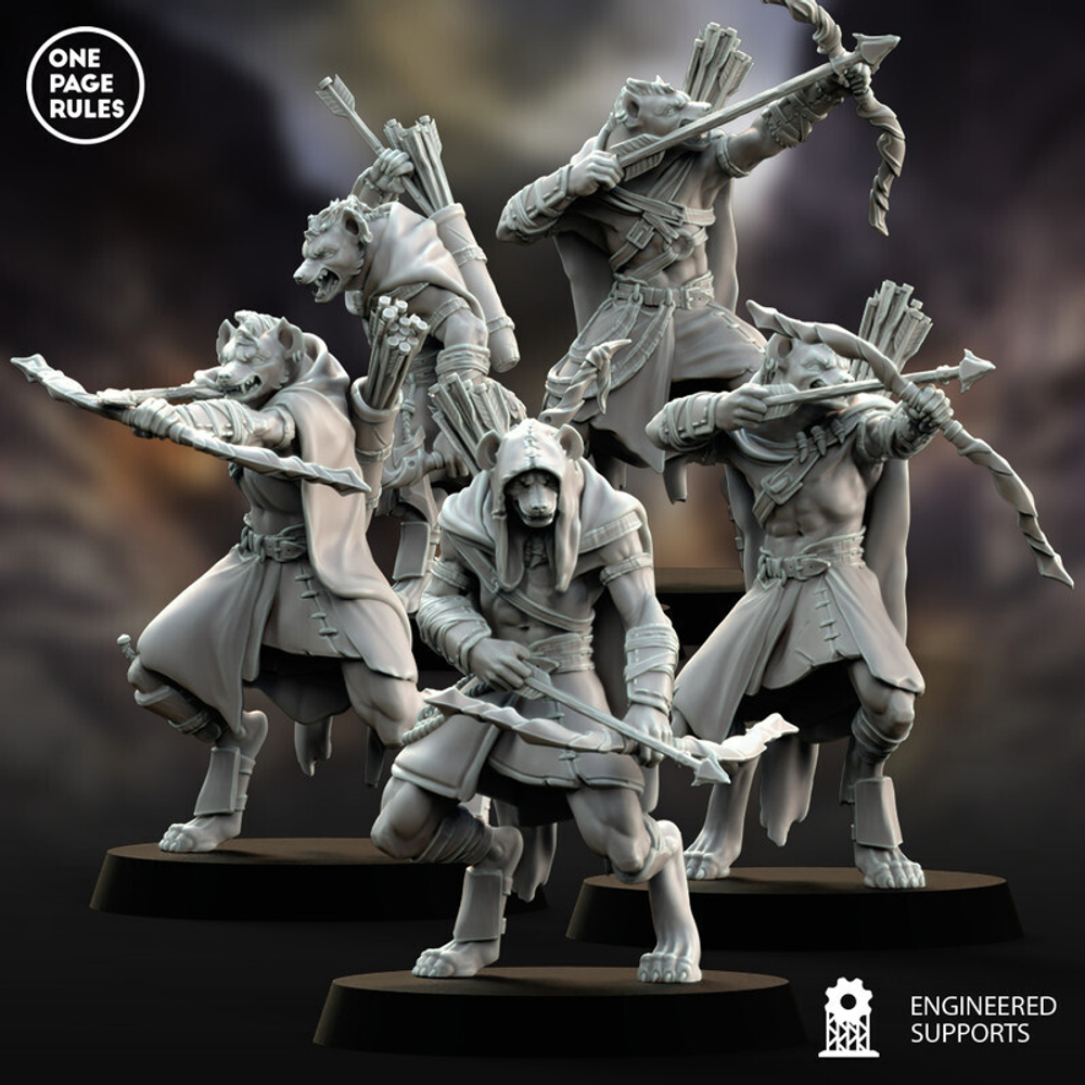Grand Alliance Chaos Табакси Лев Волк Ликантроп Лучник Beasts of Chaos Tzaangor Skyfires 1 шт. миниатюра для dnd, днд, pathfinder, фентези, Настольная игра, НРИ, Варгейм, РПГ