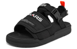 Kappa Kappa Velcro strap sports sandals for men and women the same style black