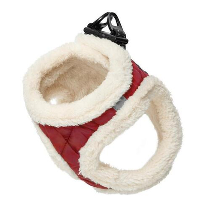 Шлейка-жилетка мягкая бордовая XS, обхват груди 310-360мм, серия BE TRENDY, Triol