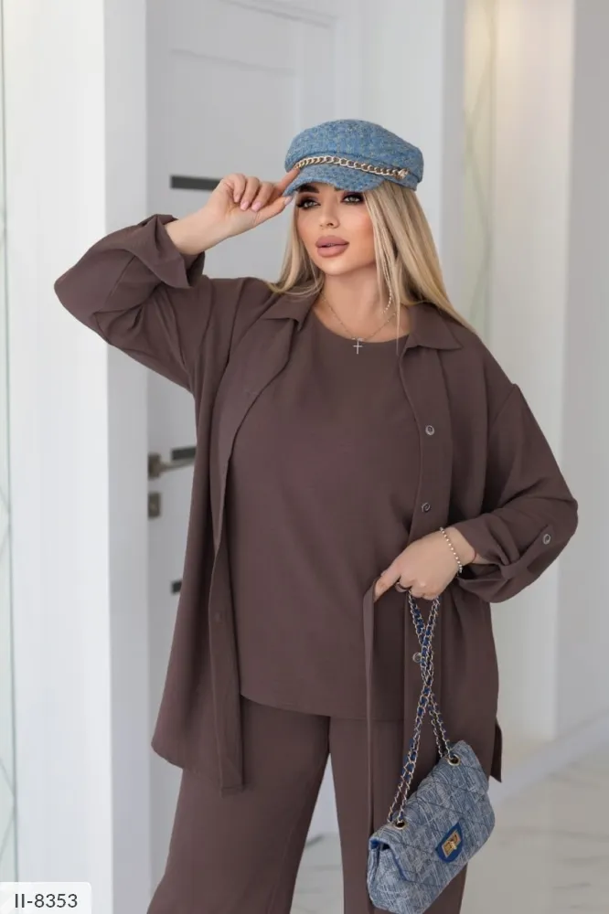 Костюм тройка II-8350 Фабрика Моды