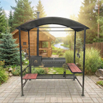 Мангальная зона 5 мм с крышей: мангал + печь под казан с трубой, столик и табуретка Если вам нужна мангальная зона купить в Казани и вы ищете мангальную зону с крышей, обратите внимание на этот вариант: мангал 5 мм, мангал с крышкой гриль, мангал гриль с термометром, мангал с термодатчиком, мангал с шибером, регулировка тяги, мангал для шашлыка, мангал для дачи, мангал для дома, мангал для беседки, мангал под решетку, жаровня 89x40, глубина 15 см, печь под казан 5 мм, печь под казан с трубой, печь под казан с заслонкой, казан 3 литра, казан 4 литра, казан 6 литров, казан 8 литров, казан 10 литров, казан 12 литров, кольца под казан, колосник, зольник, пламегаситель, столик для мангальной зоны, мангальная зона со столом, мангальная зона с табуреткой, уличная кухня, барбекю зона, мангальный комплекс, зона барбекю, мангальная зона в наличии Казань, доставка мангальной зоны Казань, установка мангальной зоны