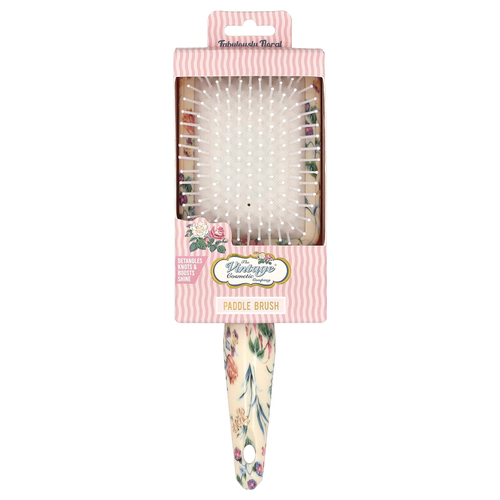 The Vintage Cosmetic Company, Прямоугольная кисть, с цветочным принтом, 1 шт.