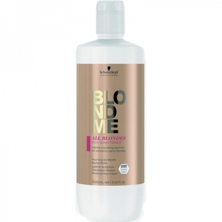 Schwarzkopf Professional BlondMe Кондиционер обогащенный для нормальных и жестких волос, 1000 мл