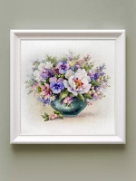 Картины на стену интерьерные на холсте 4 шт, 23*23 см