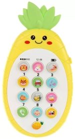 Интерактивный телефон "Ананас", желтый