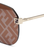 Солнцезащитные очки FE40115U Fendi - золотой(FE40115U)