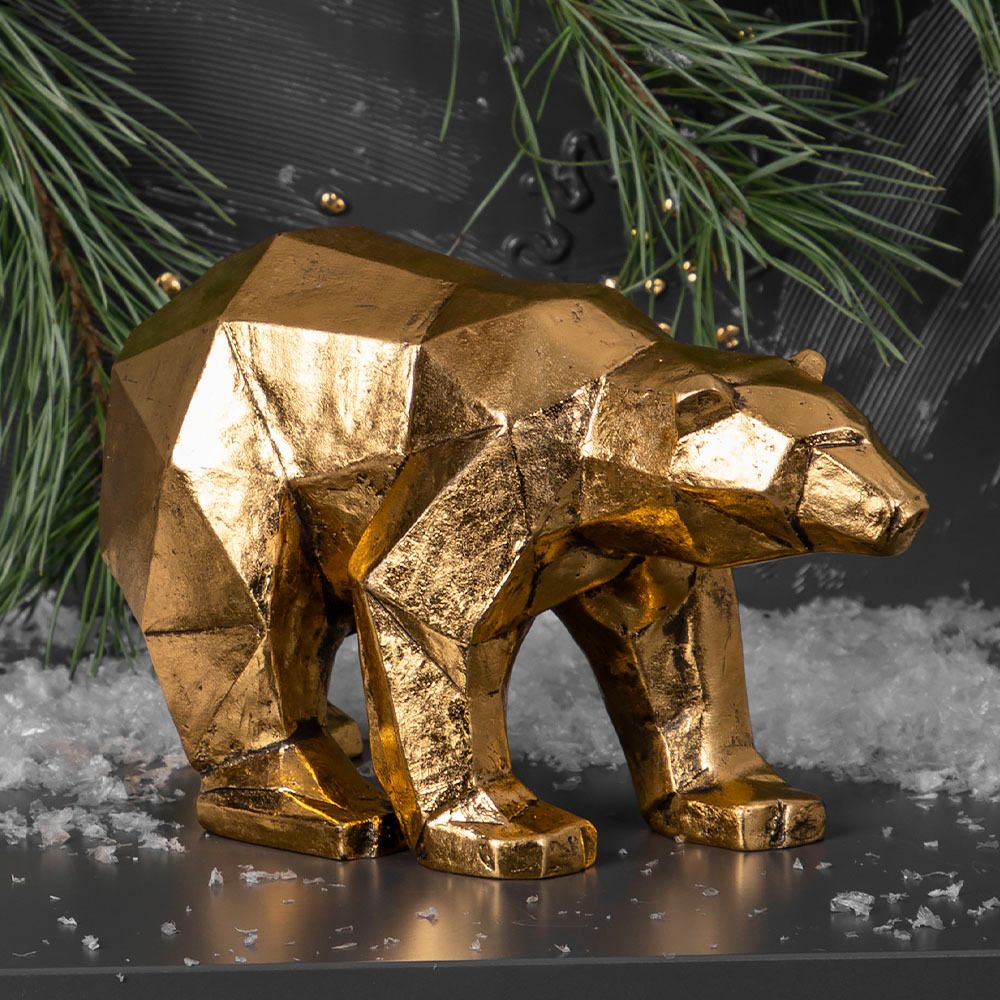 Скульптура Медведь Шейп Голд