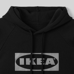 IKEA AURTIENDE  (ИКЕА АУРТИЕНДЕ)  -  Толстовка с капюшоном, черная, S/M