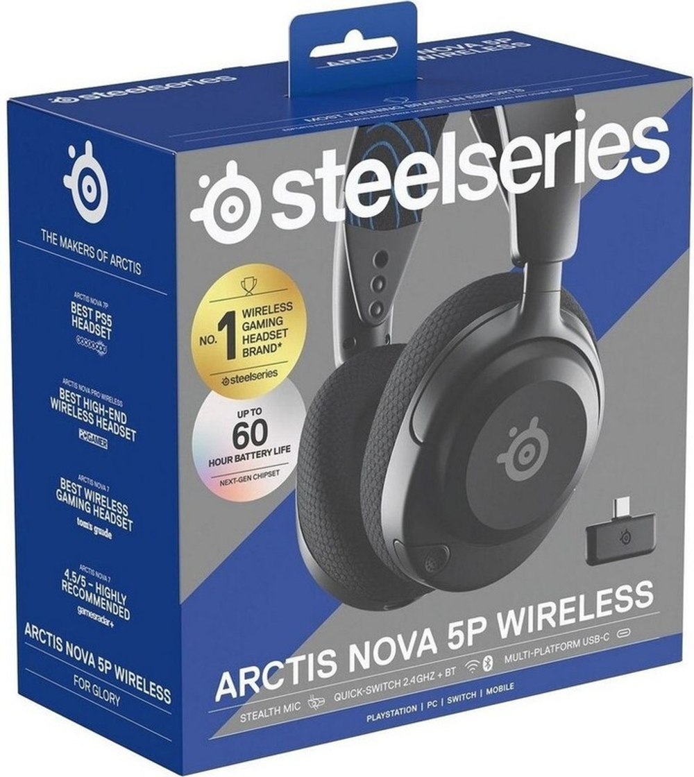 Гарнитура wireless SteelSeries Arctis Nova 5P
