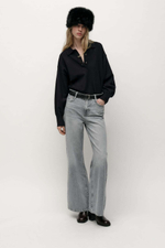 Джинсы z1975 wide leg long length с высокой посадкой