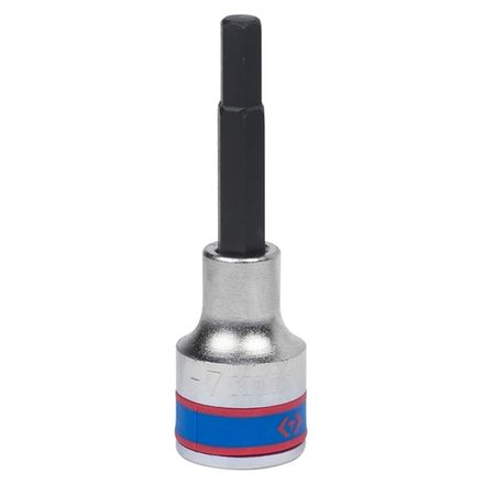 Цена на KING TONY (403507) Насадка (бита) торцевая 1/2", L = 80 мм, HEX, 7 мм