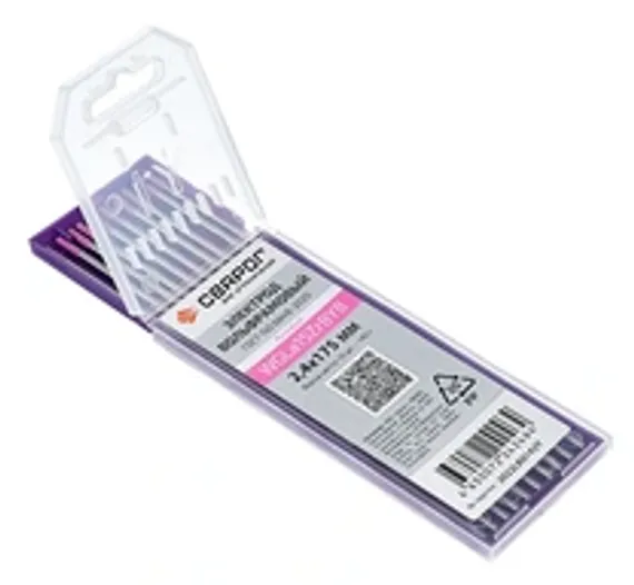 Вольфрамовые электроды Сварог WY 20 1×175 мм