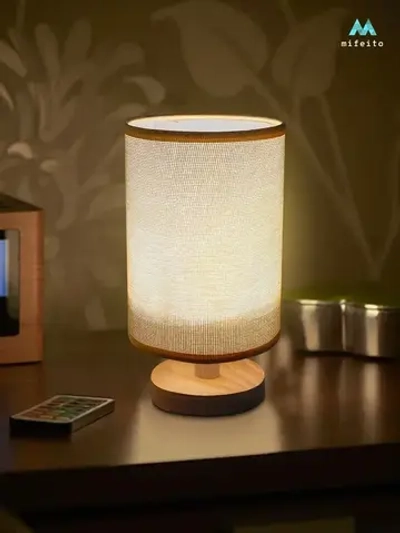 Mifeito Светильник настольный основа из натурального дерева