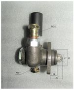 Насос ручной подкачки топлива R4105 (фланец 45х56 мм,левый) /Hand Primer pump, left