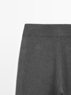 Massimo Dutti Вязаные кюлоты, серый