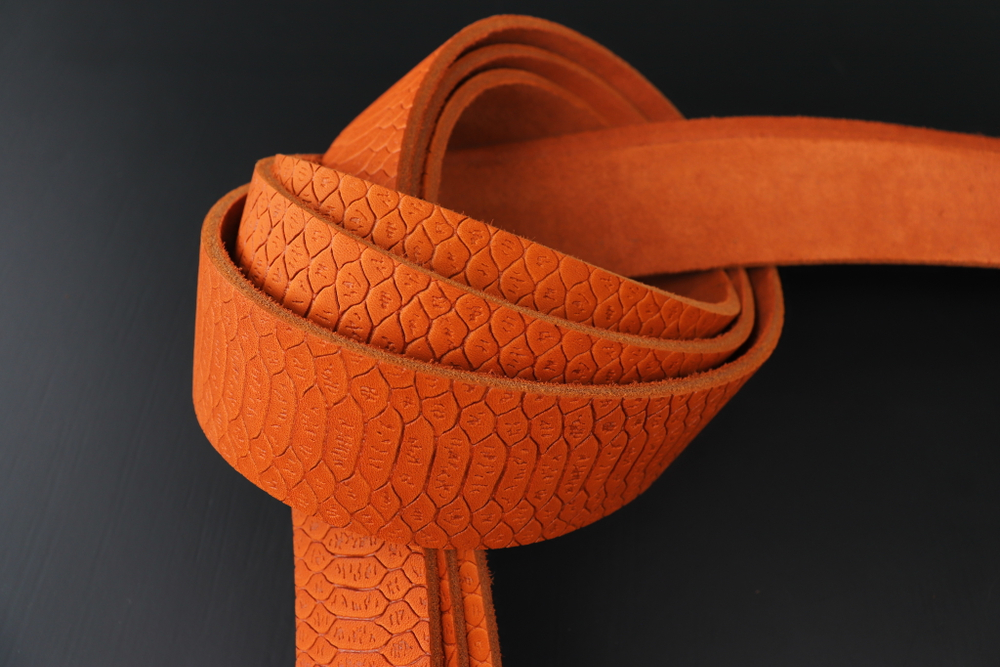 Ременная заготовка Рыжая + Плита Королевская Кобра