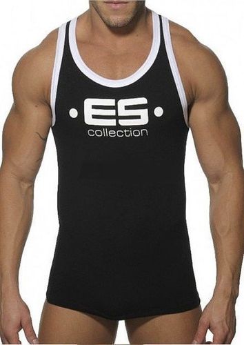 Мужская майка черная ES COLLECTION TANK TOP BLACK